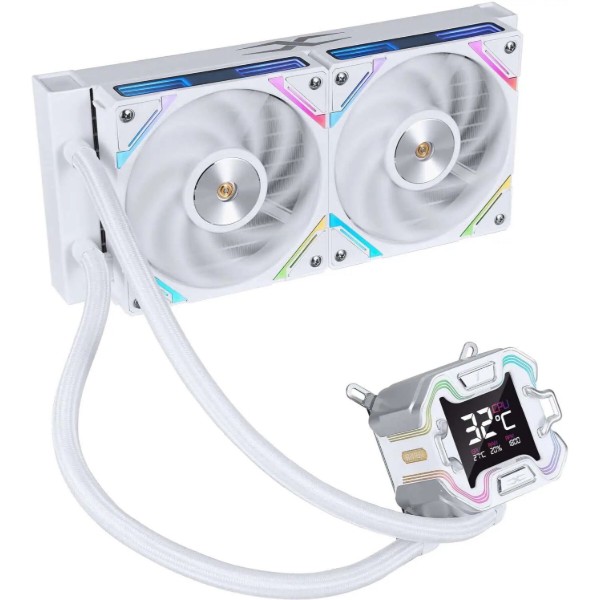 Фото - Водяна система охолодження 1stPlayer X-240E White