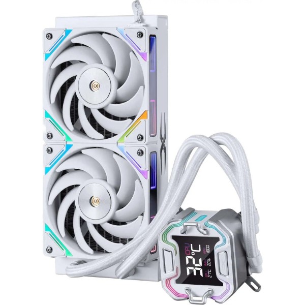 Фото - Водяна система охолодження 1stPlayer X-240E White
