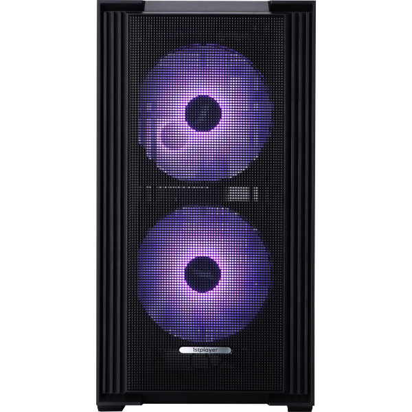 Фото - Корпус 1stPlayer AU6-BK-2FA7-14-2FA7R-1FA7 Black