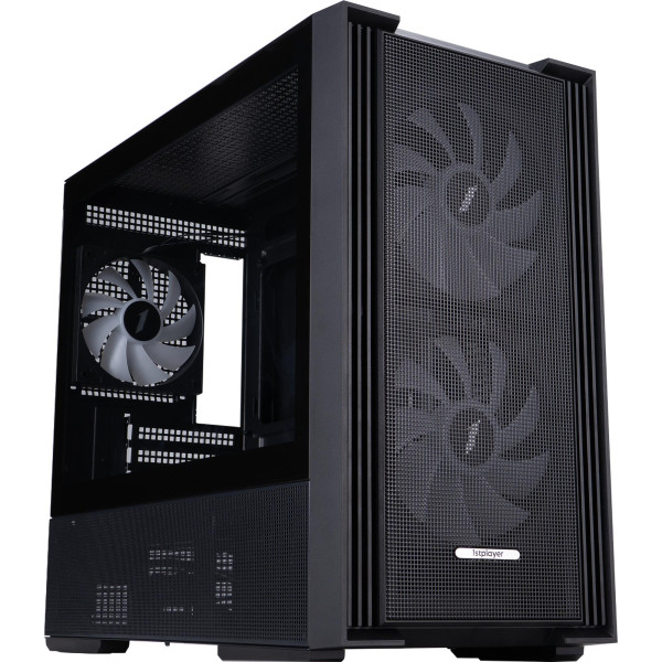 Фото - Корпус 1stPlayer AU6-BK-2FA7-14-2FA7R-1FA7 Black