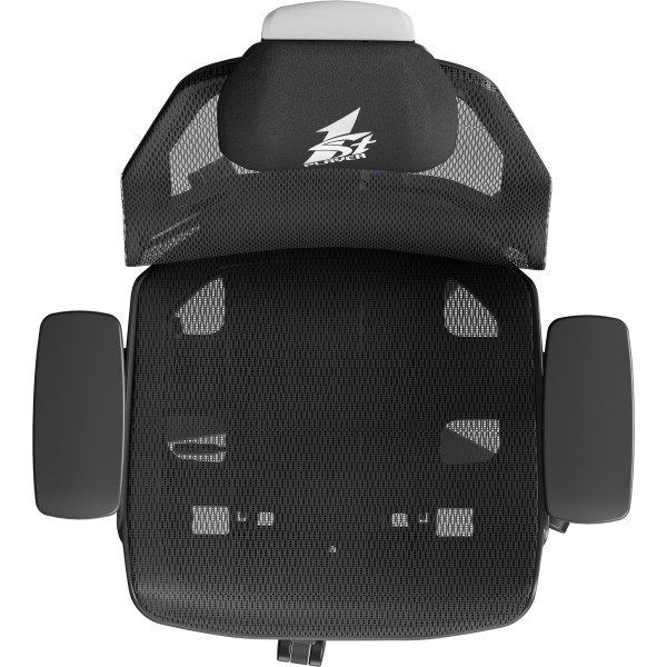 Фото - Крісло для геймерів 1stPlayer Ergo Aero (ERGO-AR-BK)