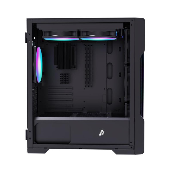 Фото - Корпус 1stPlayer T3-4F1-BK Black без БЖ