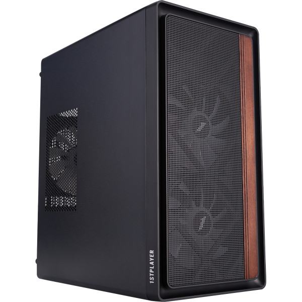 Фото - Корпус 1stPlayer WD1-BK-3F1 Black