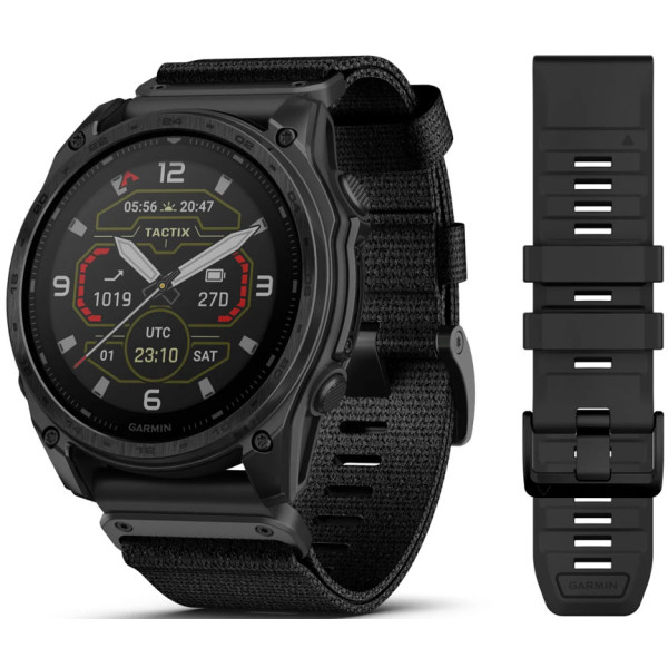 Фото - Смарт-годинник Garmin Tactix 8 Standard, Solar 51mm (010-03407-01)