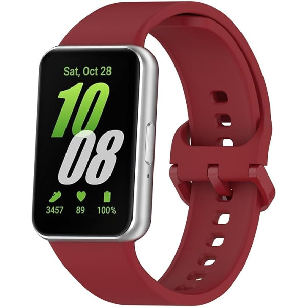 Фото - Ремінець для фітнес-браслету BeCover for Samsung Galaxy Fit 3 (20mm) Red (713199) Фото - Ремінець для фітнес-браслету BeCover for Samsung Galaxy Fit 3 (20mm) Red (713199)