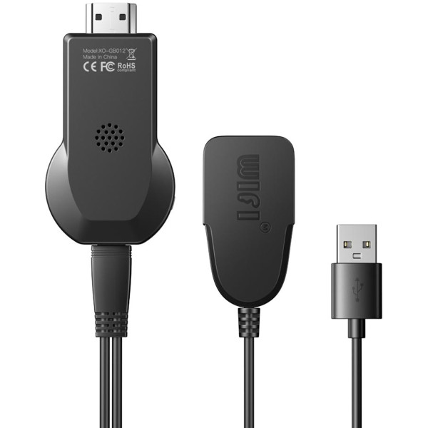 Фото - USB-адаптер мережі WiFi XO GB012 HDMI - USB-A (M/M) Black (GB012.black) Фото - USB-адаптер мережі WiFi XO GB012 HDMI - USB-A (M/M) Black (GB012.black)