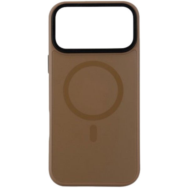 Фото - Чохол для смартфону BeCover FIBRA ArcLine Case with MagSafe for Apple iPhone 17 Pro Brown (715383)