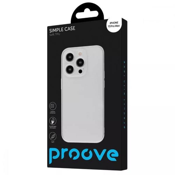 Фото - Чохол для смартфону Simple Case iPhone 13 Pro Max Transparent (PCSCIP13PM01)