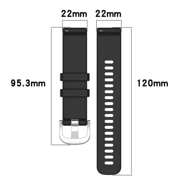 Фото - Ремінець для смарт-годинника BeCover for Xiaomi Watch 2 / 2 Pro / S4 / S3 / S1 Pro / S1 / S1 Active (22mm) Black (714123)