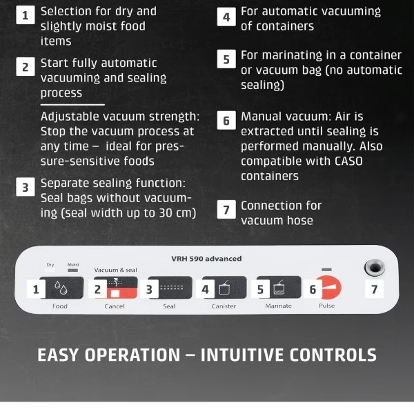 Фото - Вакууматор CASO VRH 590 advanced