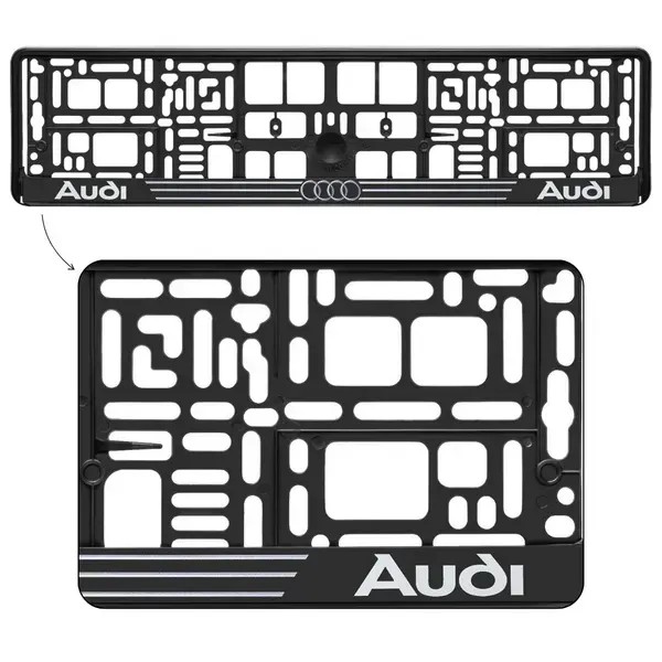 Фото - Рамка под номер Poputchik Audi (24-129-IS)