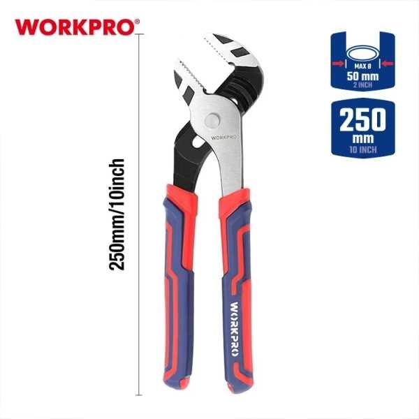 Фото - Клещи WORKPRO 250 мм CR-Ni PRO (WP231111)