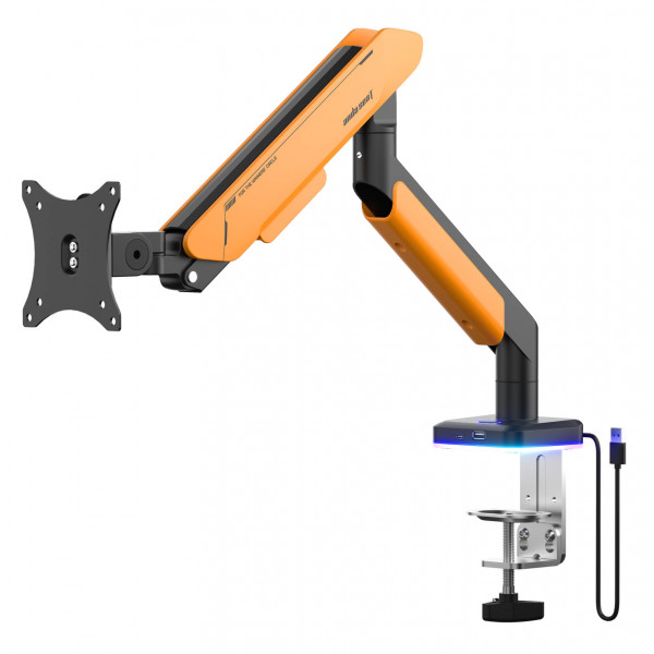 Фото - Кріплення настільне Anda Seat Stealth PRO II RGB 17''-42'' Orange (AD-W-A9X-1S-BO)
