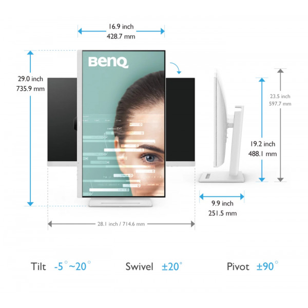 Фото - Монитор BenQ GW3290QT (9H.LLHLA.TBE)