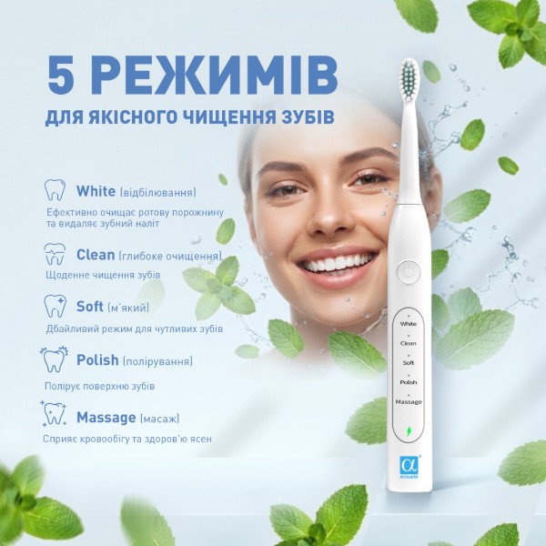Фото - Зубная щетка электрическая AHealth X926 PROFESSIONAL White (AH-X926-WH)