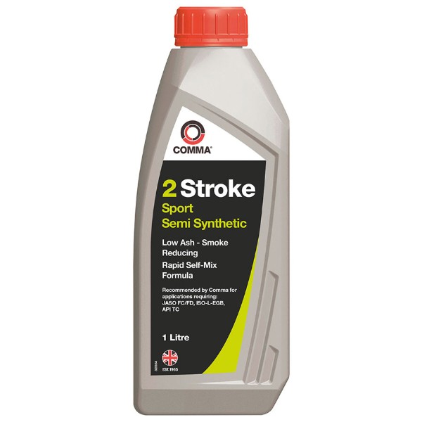 Фото - Олива для авто COMMA TWO STROKE SEMI SYN 1л (TSTSS1L)