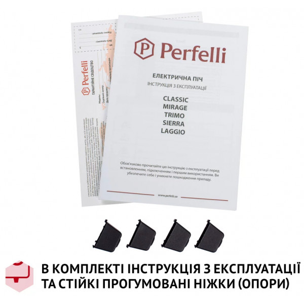 Фото - Піч електрична Perfelli TRIMO 37 BLACK