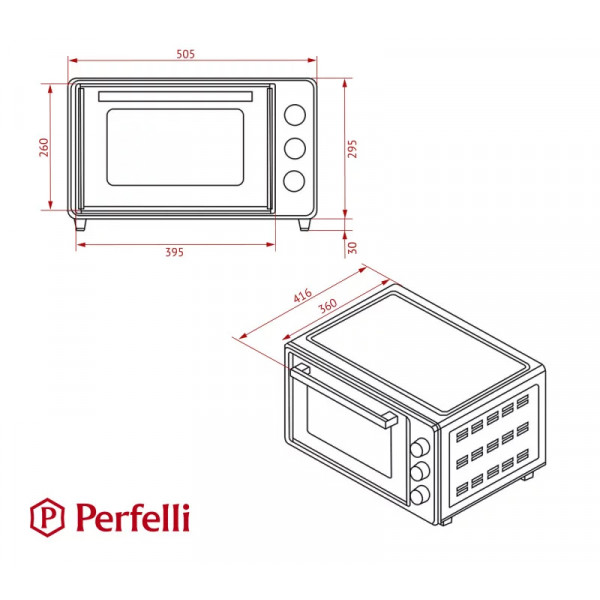 Фото - Печь электрическая Perfelli CLASSIC 37 IVORY