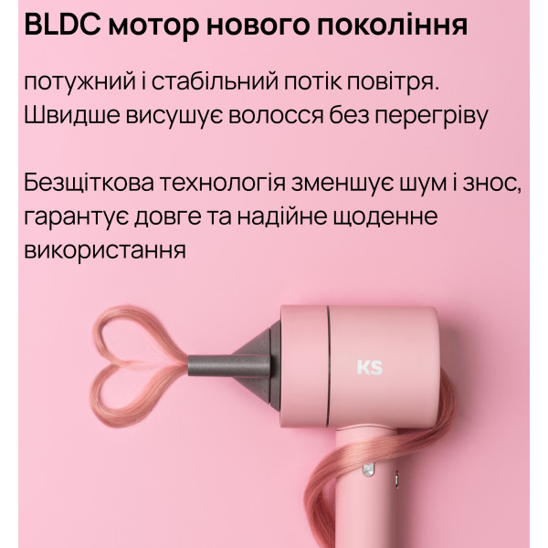 Фото - Фен KS 01p Pink (10369)