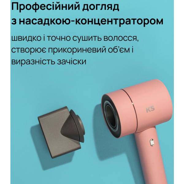 Фото - Фен KS 01p Pink (10369)