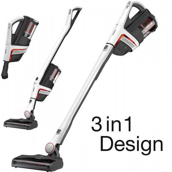 Фото - Пилосос ручний для дому Miele SMUL1 01 TRIFLEX HX1 Білий лотос/Червоний
