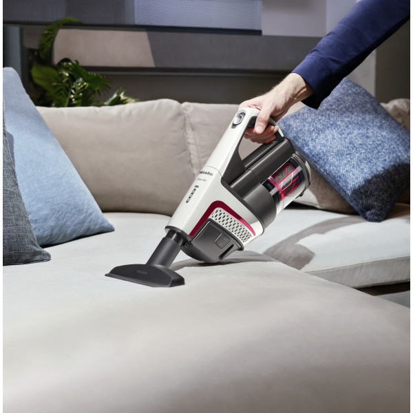 Фото - Пилосос ручний для дому Miele SMUL1 01 TRIFLEX HX1 Білий лотос/Червоний