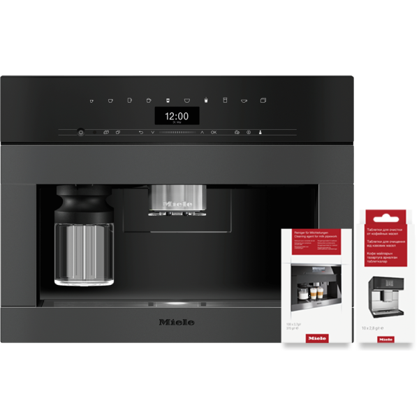 Фото - Кофемашина встраиваемая Miele CVA 7440 Черный обсидиан