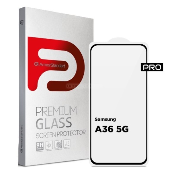 Фото - Захисне скло для смартфону Armorstandart Pro for Samsung A36 5G Black (ARM82213)