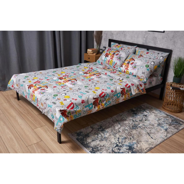 Фото - Комплект постільної білизни Moon&Star Бязь Gold Люкс «Dream Patrol» 200х220 нав. 4х70х70 (MS-820004004)