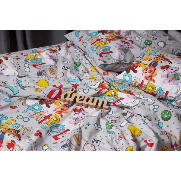 Фото - Комплект постільної білизни Moon&Star Бязь Gold Люкс «Dream Patrol» 200х220 нав. 2х70х70 (MS-820004002)