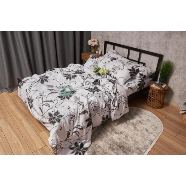 Фото - Комплект постільної білизни Moon&Star Бязь Gold Люкс «Gray Denim» King Size 220x240 нав. 4х70х70  (MS-820005604)