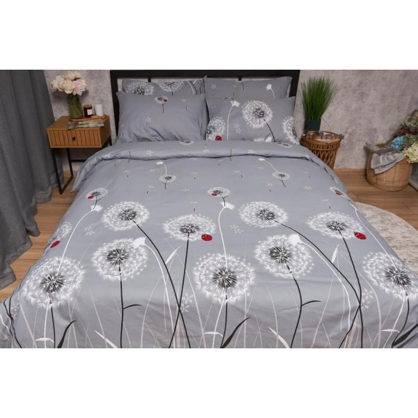 Фото - Комплект постільної білизни Moon&Star Бязь Gold Люкс «Ladybug» 200х220 нав. 4х70х70  (MS-820005439)