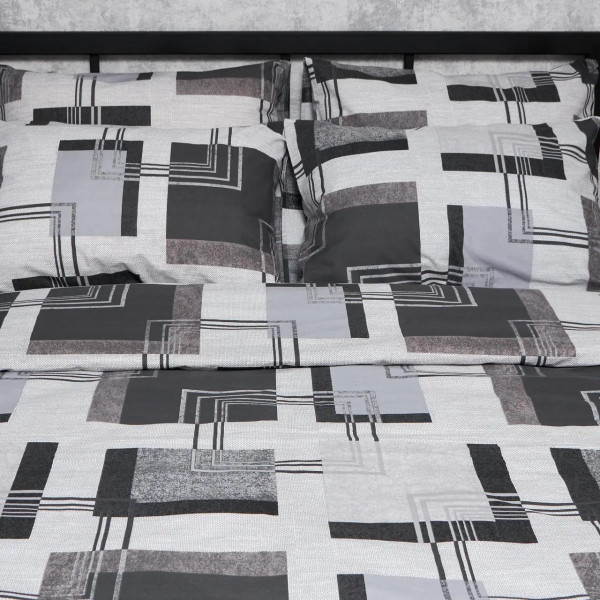 Фото - Комплект постільної білизни Moon&Star Бязь Gold Люкс «Modern Vision» 200х220 нав. 2х70х70 (MS-820006522)