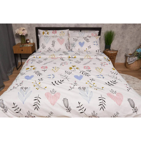 Фото - Комплект постільної білизни Moon&Star Бязь Gold Люкс «Painting» 200х220 нав. 2х70х70  (MS-820005752)