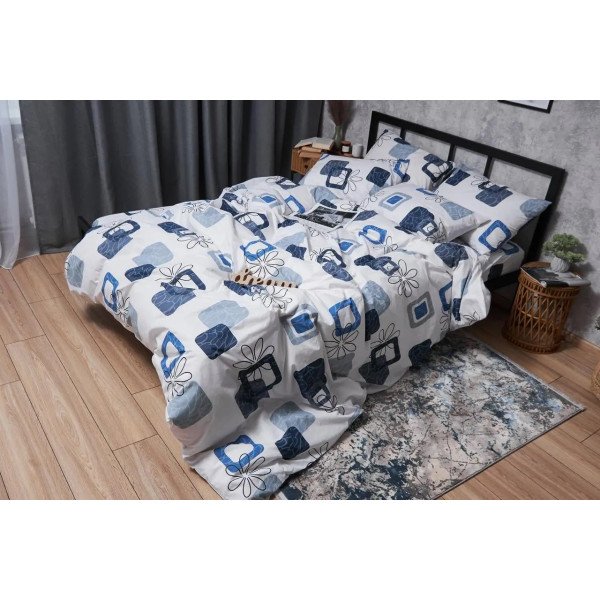 Фото - Комплект постільної білизни Moon&Star Бязь Gold Люкс «Silky Touch» 200х220 нав. 4х50х70 (MS-820004738)