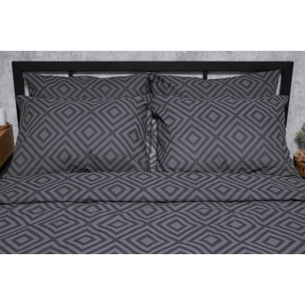 Фото - Комплект постільної білизни Moon&Star Бязь Gold Люкс «Storm» 200х220 нав. 2х40х60 (MS-820004665)