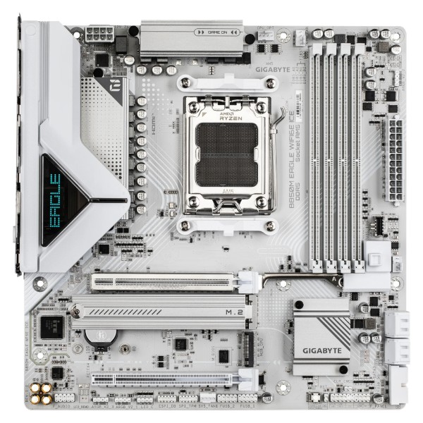 Фото - Материнська плата Gigabyte B850M EAGLE WIFI6E ICE Фото - Материнська плата Gigabyte B850M EAGLE WIFI6E ICE