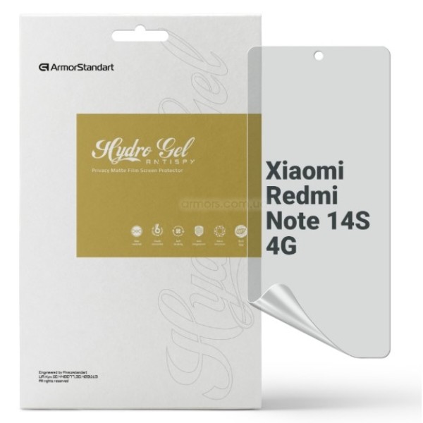 Фото - Захисна плівка для смартфону Armorstandart Anti-spy for Xiaomi Redmi Note 14S 4G (ARM82051)