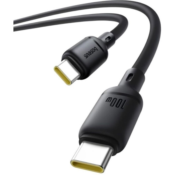Фото - Кабель синхронизации данных Baseus Series Fast Charging Type-C/Type-C 100W 1m Black (P10377704113-00)