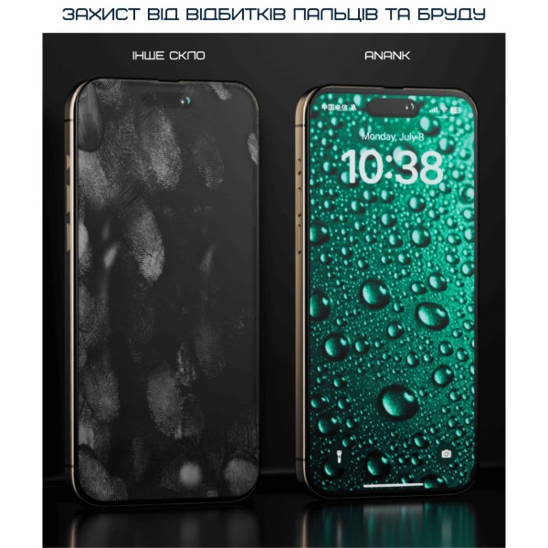 Фото - Захисне скло для смартфону Anank 2.5D Curved Clear (2pcs) Glass with installation box for iPhone 15 Pro (2002721)
