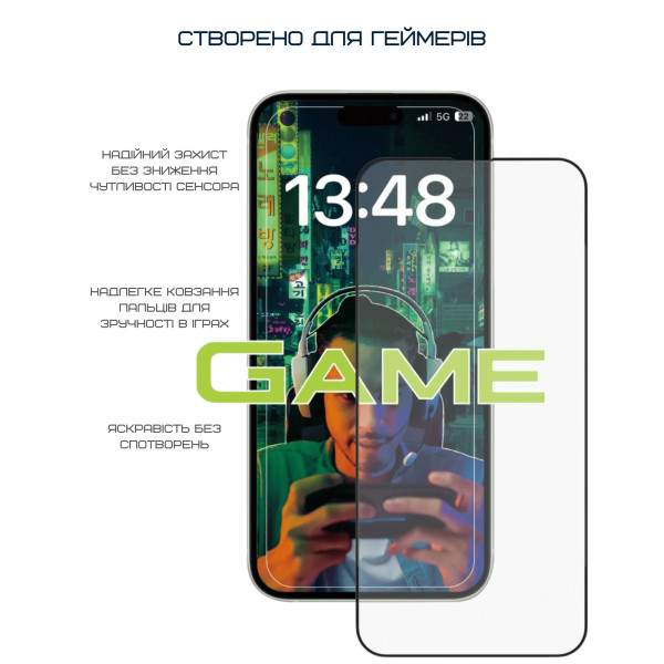 Фото - Захисне скло для смартфону Anank 2.5D Anti-Fingerprint Glass for iPhone 16 Pro (2003105)