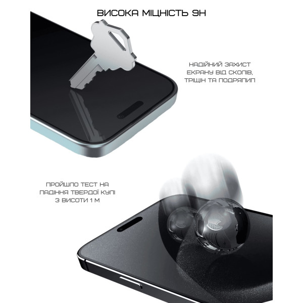 Фото - Захисне скло для смартфону Anank 2.5D Anti-Fingerprint Glass for iPhone 16 Pro Max (2003205)