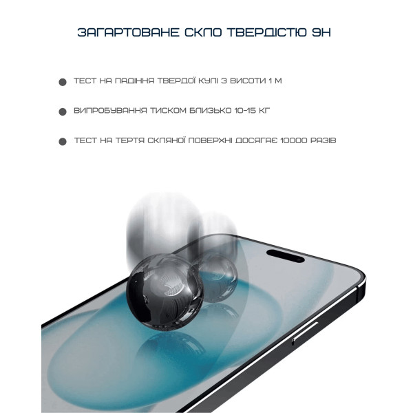 Фото - Захисне скло для смартфону Anank 2.5D 360° Privacy Glass for iPhone 16 Pro Max (2003208)