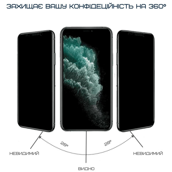 Фото - Захисне скло для смартфону Anank 2.5D 360° Privacy Glass for iPhone 16 Pro (2003108)