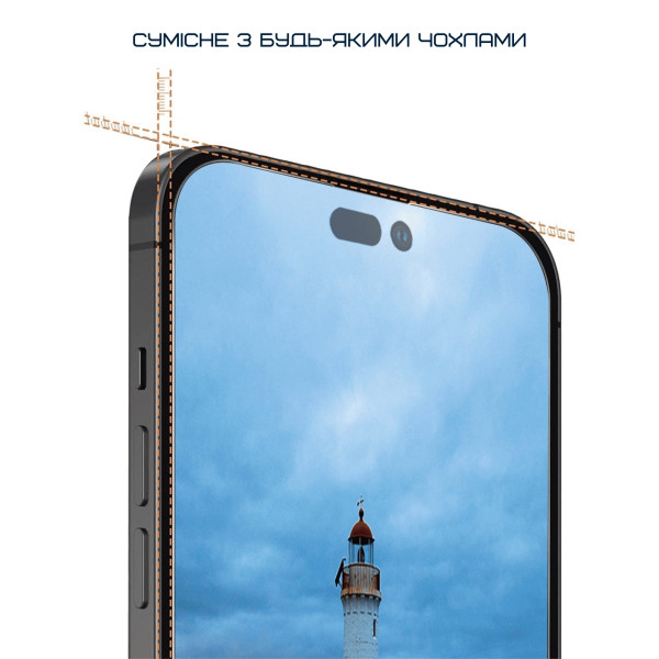 Фото - Захисне скло для смартфону Anank 3D Invisible Glass for iPhone 16 Pro Max (2003213)