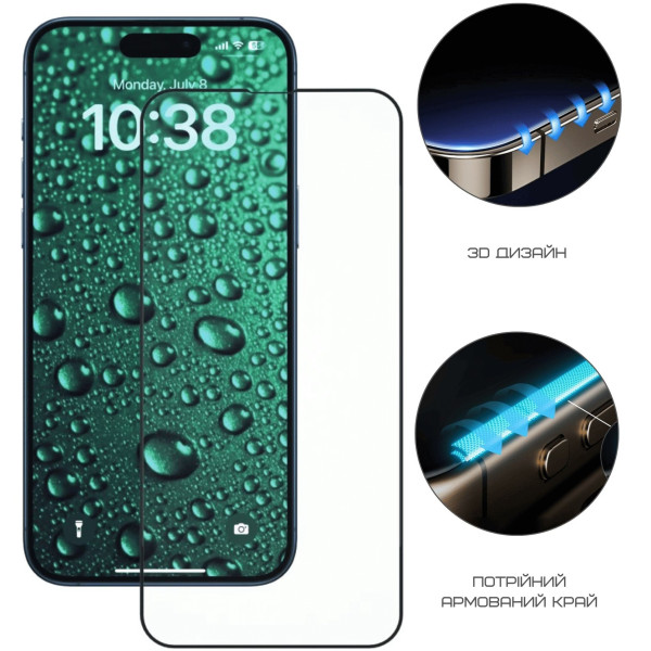 Фото - Захисне скло для смартфону Anank 3D Invisible Glass for iPhone 16 Pro Max (2003213)