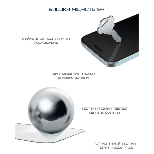 Фото - Защитное стекло для смартфона Anank 3D Invisible Glass for iPhone 16 Pro (2003113)