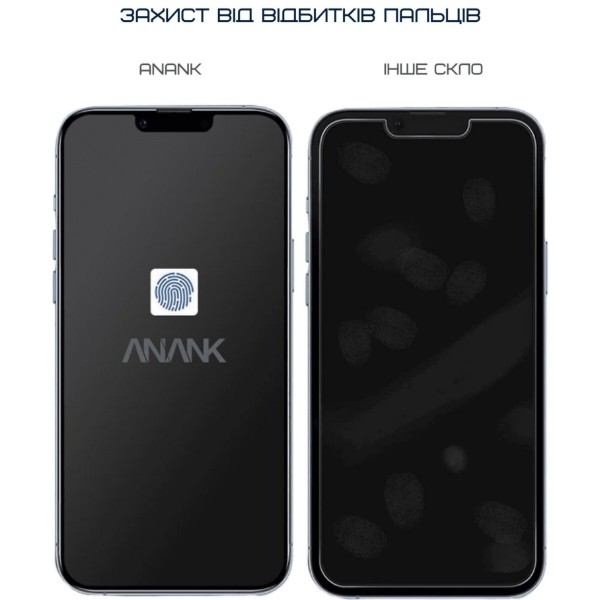Фото - Захисне скло для смартфону Anank 2.5D Privacy (1 pcs)/Curved Clear (1pcs) Glass with installation box for iPhone 16 Pro Max (2003215)