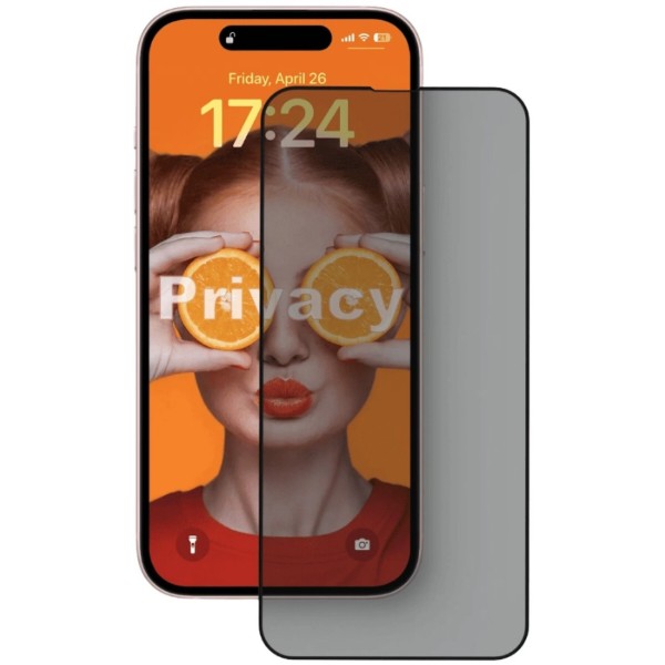 Фото - Захисне скло для смартфону Anank 2.5D Privacy (1 pcs)/Curved Clear (1pcs) Glass with installation box for iPhone 16 Pro Max (2003215)