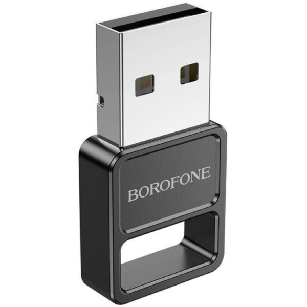 Фото - Переходник BOROFONE DH8 USB BT adapter Black (6941991109652)